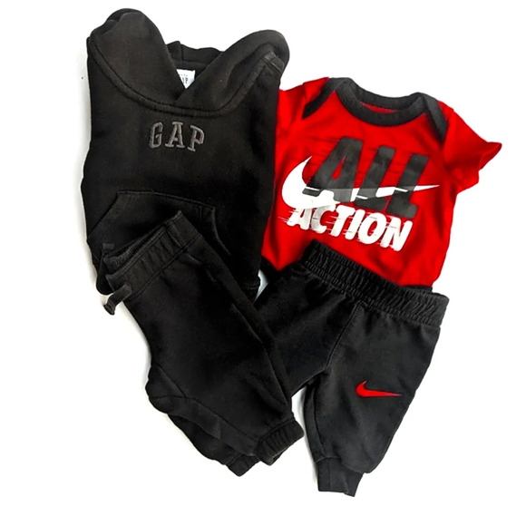 Baby GAP & NIKE Infant/NB 2PC Sweat Pant Sets Bundle - Picture 1 of 10